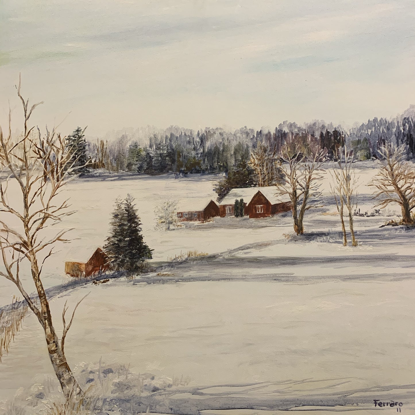 “First snow”, XXL