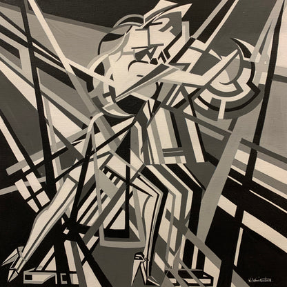 Libertango by Wanda Wainsten, acrylic on canvas, 2019